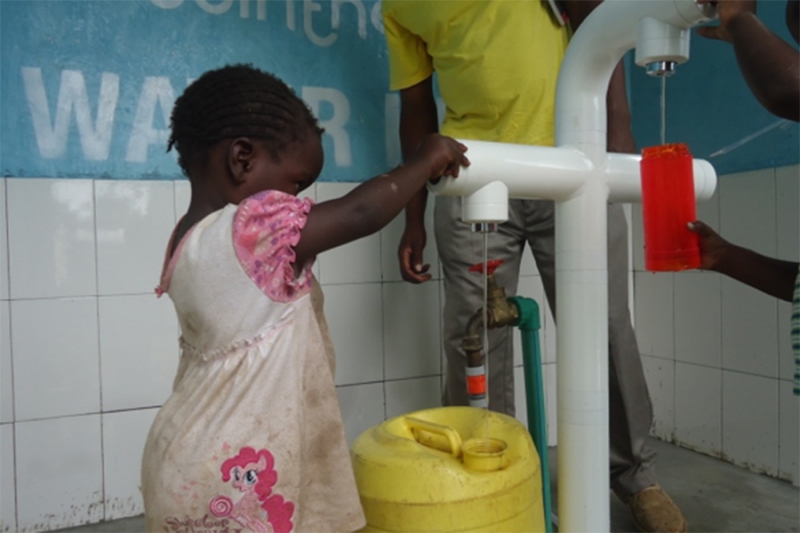 A Water Kiosk at School