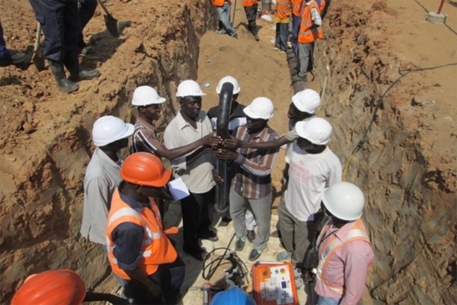 إمدادات المياه في المناطق الحضرية في جنوب السودان