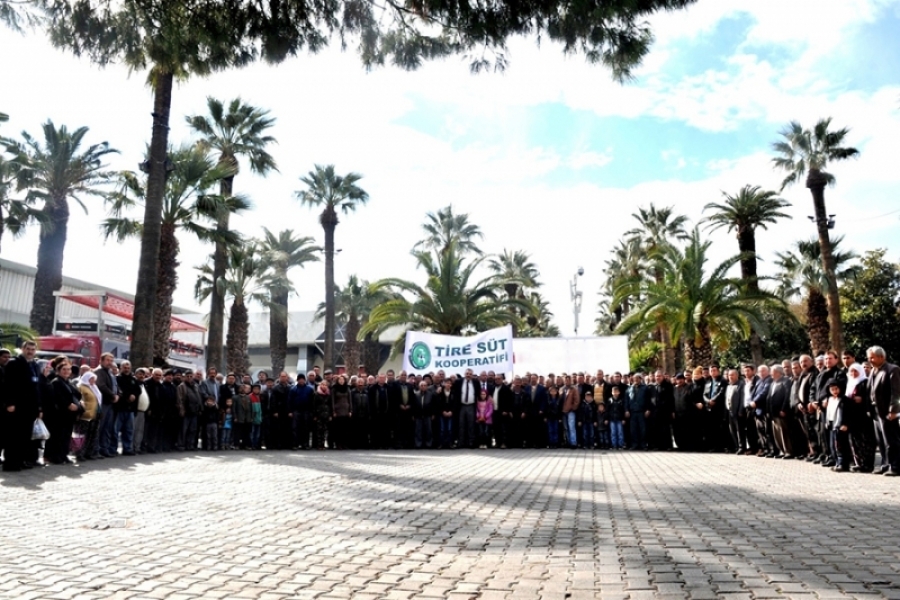 Cooperativa de Desenvolvimento Agr&iacute;cola de Leite de Pneu em Izmir, Turquia